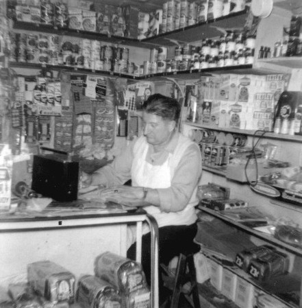 Paul Koshko in his grocery store