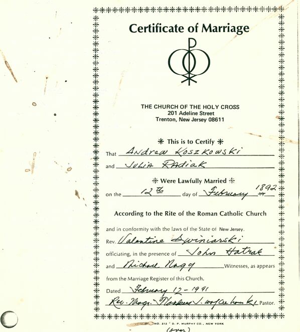 Catholic church marriage annullment